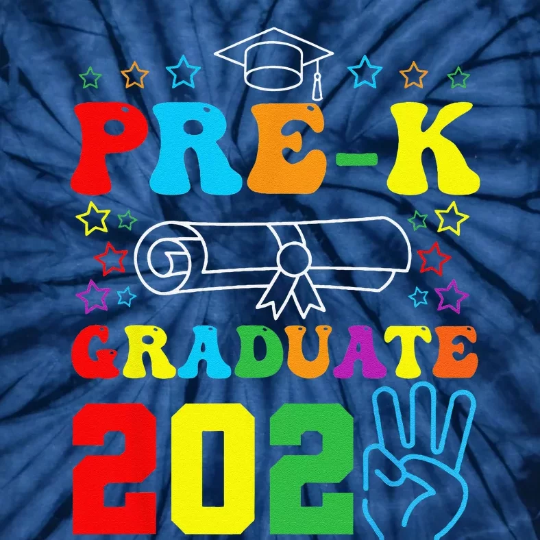 PreK Graduate Last Day Of School Graduation Teacher Tie-Dye T-Shirt