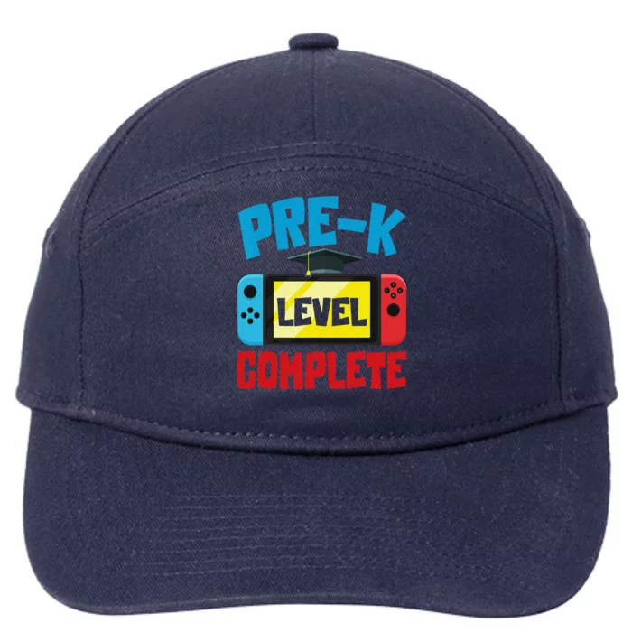 PreK Graduation Level Complete Video Game Graduated 7-Panel Snapback Hat