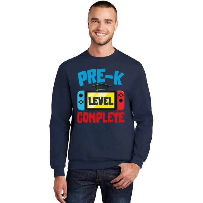 PreK Graduation Level Complete Video Game Graduated Tall Sweatshirt