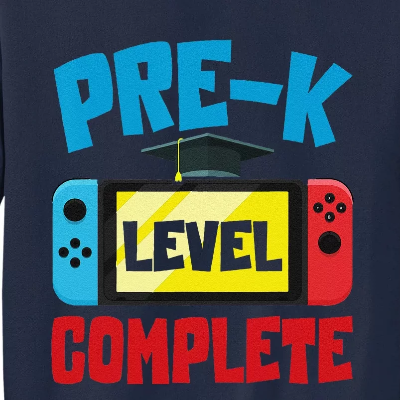 PreK Graduation Level Complete Video Game Graduated Tall Sweatshirt