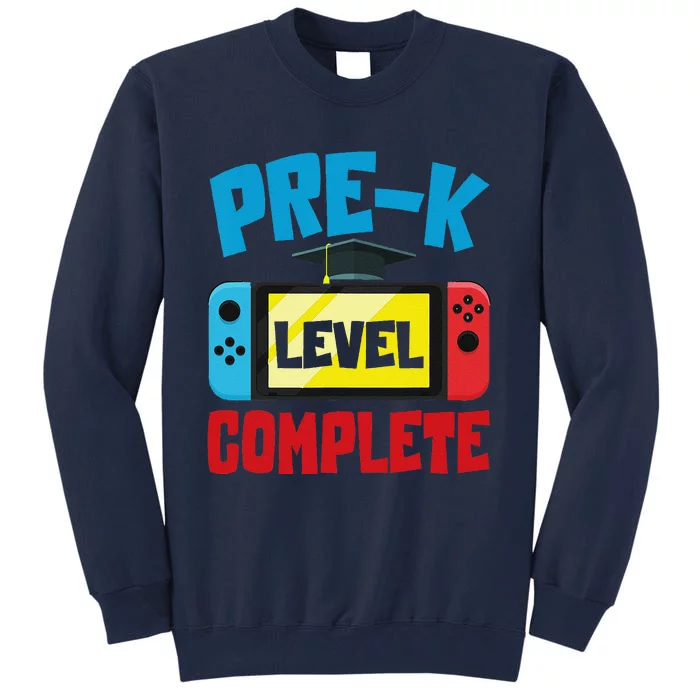 PreK Graduation Level Complete Video Game Graduated Tall Sweatshirt