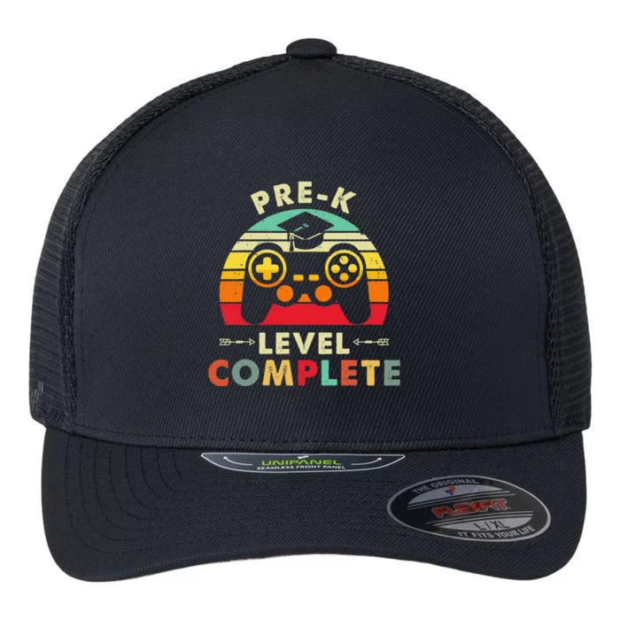 PreK Graduation Level Complete Video Gamer Gifts Flexfit Unipanel Trucker Cap