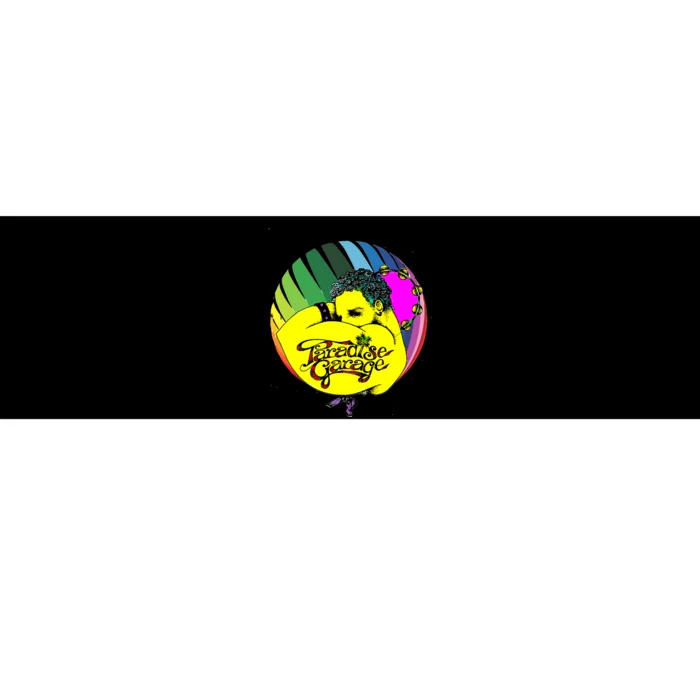 Paradises Garages Logo Pride Colors Sphere Bumper Sticker