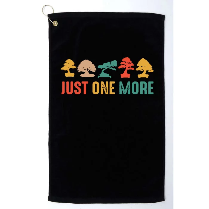 Planting Gardening Lover Bonsai Tree Just One More Bonsai Platinum Collection Golf Towel