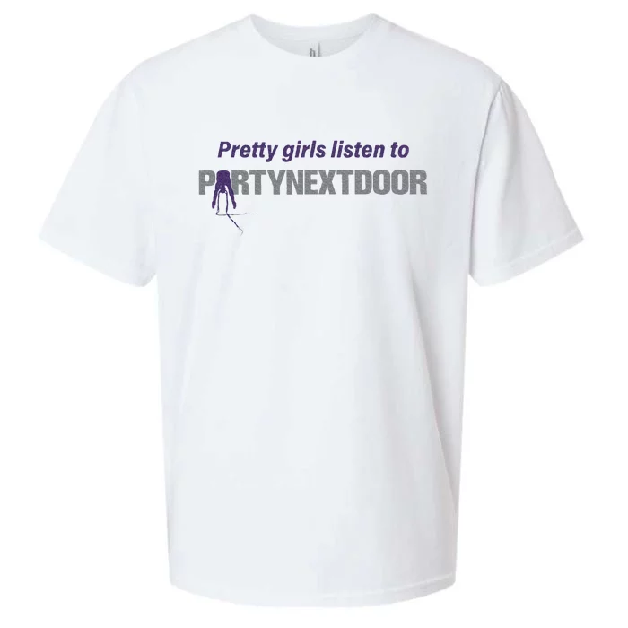 Pretty Girl Listen To Partynextdoor Sueded Cloud Jersey T-Shirt