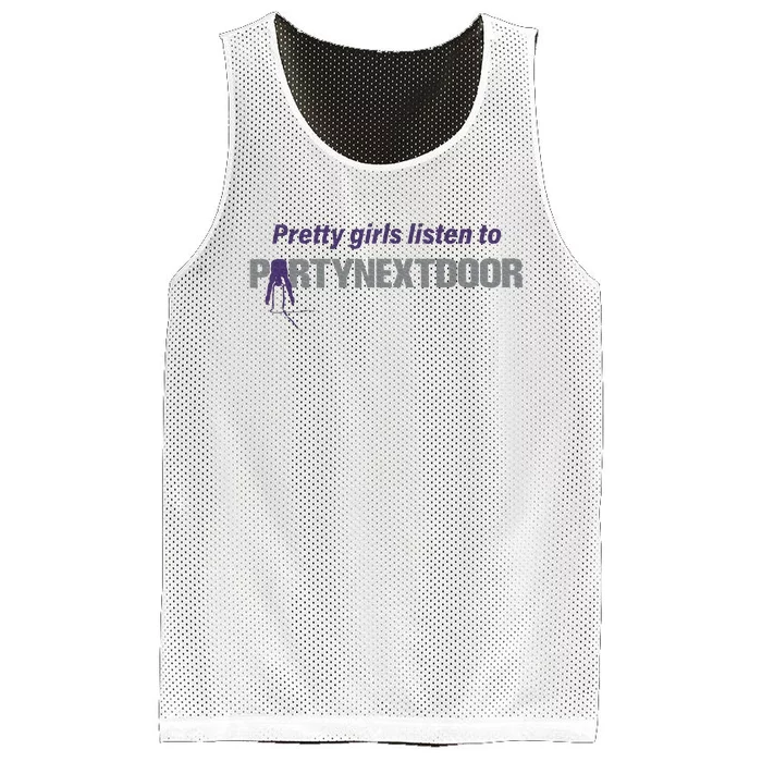 Pretty Girl Listen To Partynextdoor Mesh Reversible Basketball Jersey Tank