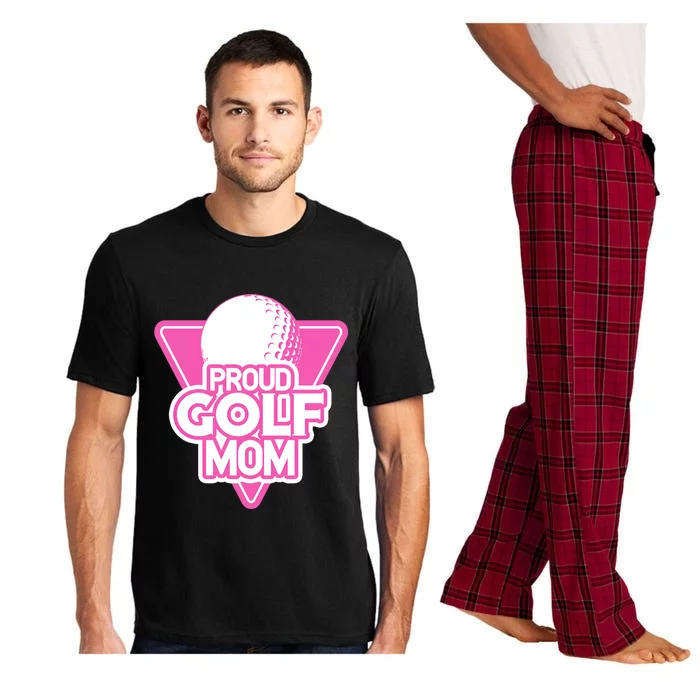 Proud Golf Mom Gift 80s Vintage Fan Pajama Set