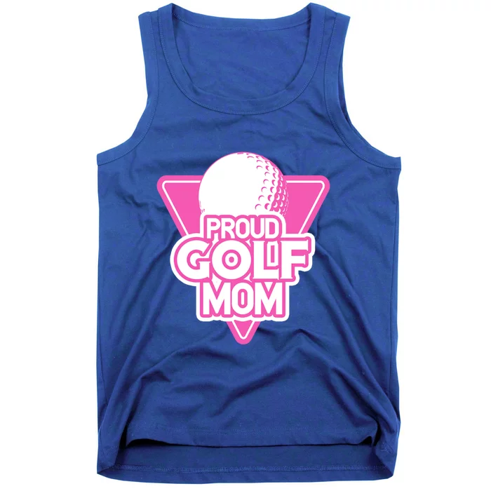 Proud Golf Mom Gift 80s Vintage Fan Tank Top