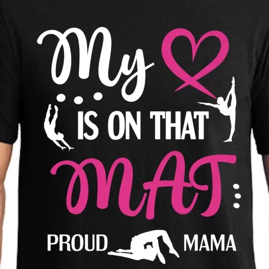 Proud Gymnastics Mama Gymnastics Mom Of A Gymnast Cool Gift Pajama Set