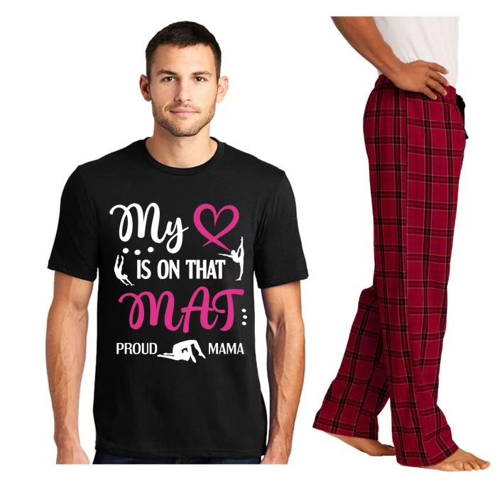 Proud Gymnastics Mama Gymnastics Mom Of A Gymnast Cool Gift Pajama Set