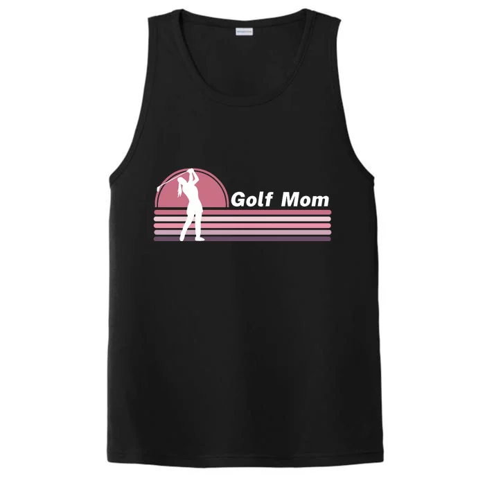 Proud Golf Mom Golf Lover Golf Player Golfing Funny Golf Hole In One Performance Tank