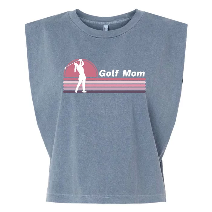 Proud Golf Mom Golf Lover Golf Player Golfing Funny Golf Hole In One Garment-Dyed Women's Muscle Tee