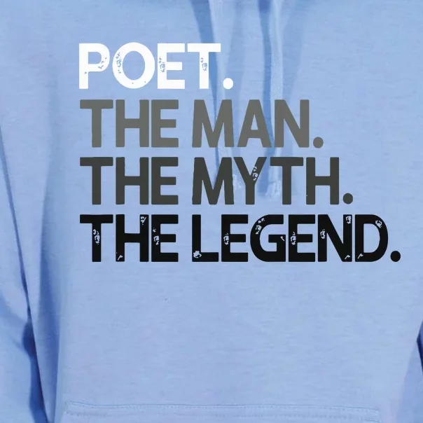 Poet Gift Man Myth The Legend Unisex Surf Hoodie