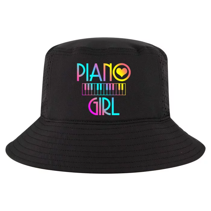 Piano Girl Musical Pianist Keyboard Cute Cool Comfort Performance Bucket Hat