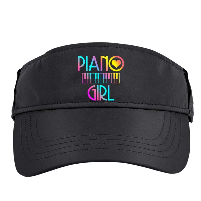 Piano Girl Musical Pianist Keyboard Cute Adult Drive Performance Visor