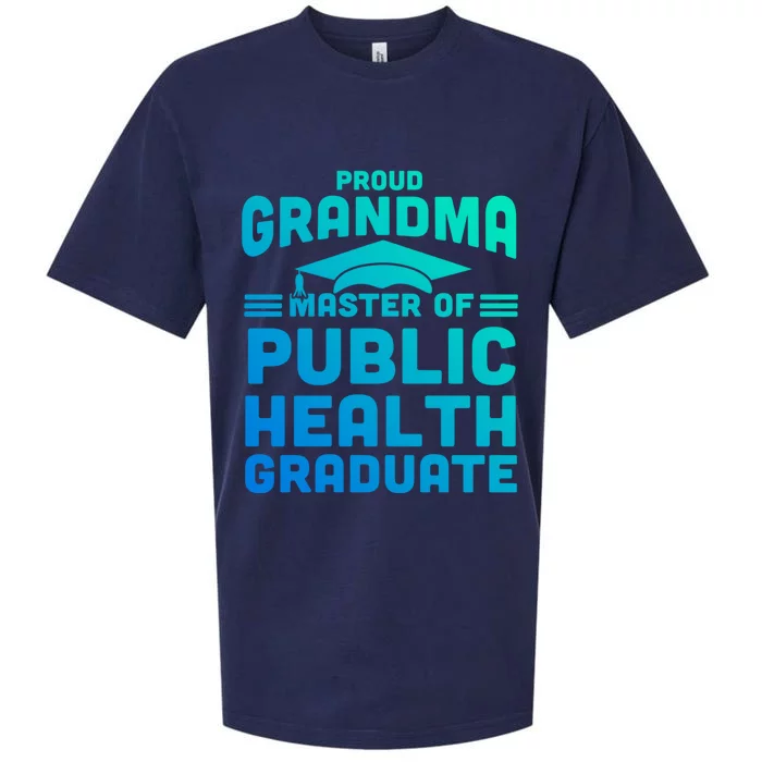 Proud Grandma Master Of Public Health Senior Mph Grad Gift Sueded Cloud Jersey T-Shirt