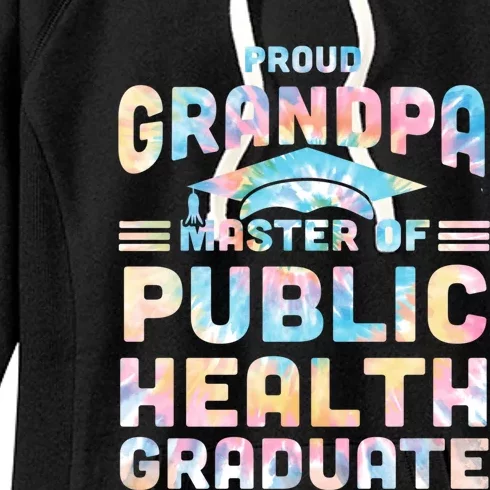 Proud Grandpa Master Of Public Health Senior Mph Grad Funny Gift Women's Fleece Hoodie