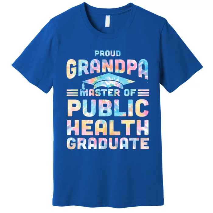 Proud Grandpa Master Of Public Health Senior Mph Grad Funny Gift Premium T-Shirt