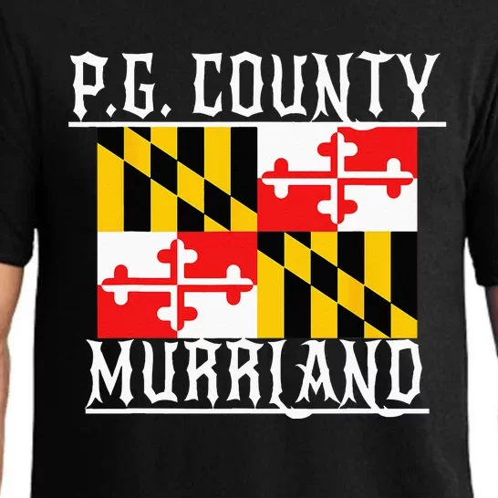 Prince Georges Maryland Murrland DMV Gogo County Rep Pajama Set