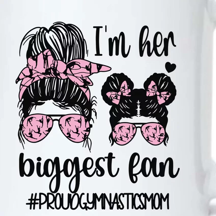 Proud Gymnastics Mom Of A Gymnast Mama Black Color Changing Mug