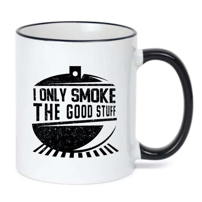 Pitmaster Gift Meat Smoker Bbq I Only Smoke The Good Stuff Gift Black Color Changing Mug