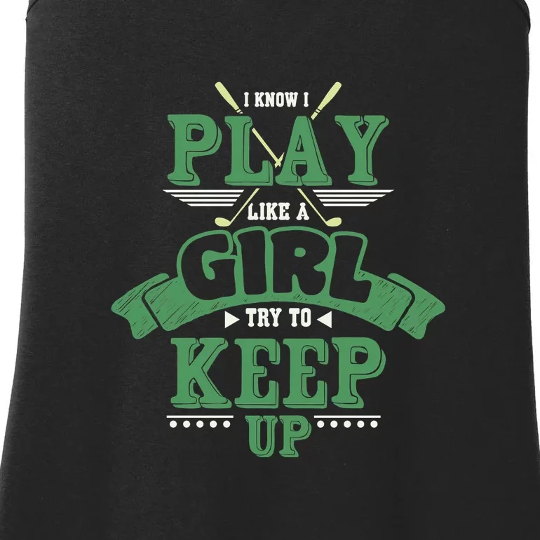 Player Golf Mom Life Gift For Mother's Day Ladies Essential Tank