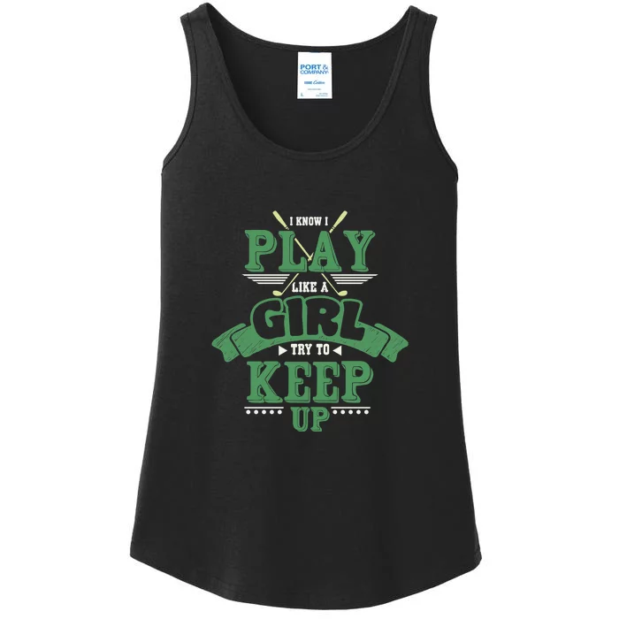 Player Golf Mom Life Gift For Mother's Day Ladies Essential Tank