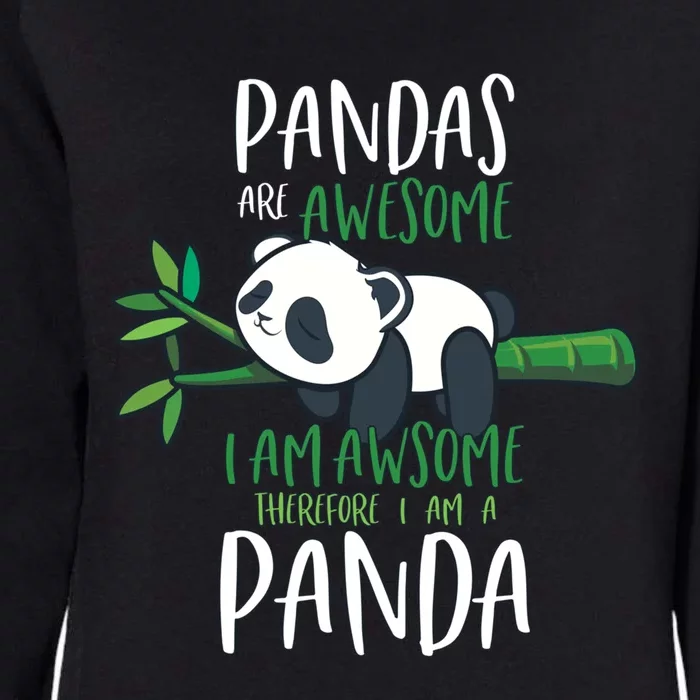 Panda Gift Men Women Panda Lover Gift Panda Gift Womens California Wash Sweatshirt