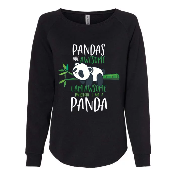 Panda Gift Men Women Panda Lover Gift Panda Gift Womens California Wash Sweatshirt