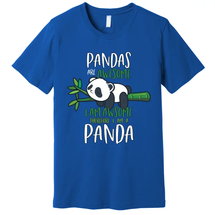 Panda Gift Men Women Panda Lover Gift Panda Gift Premium T-Shirt