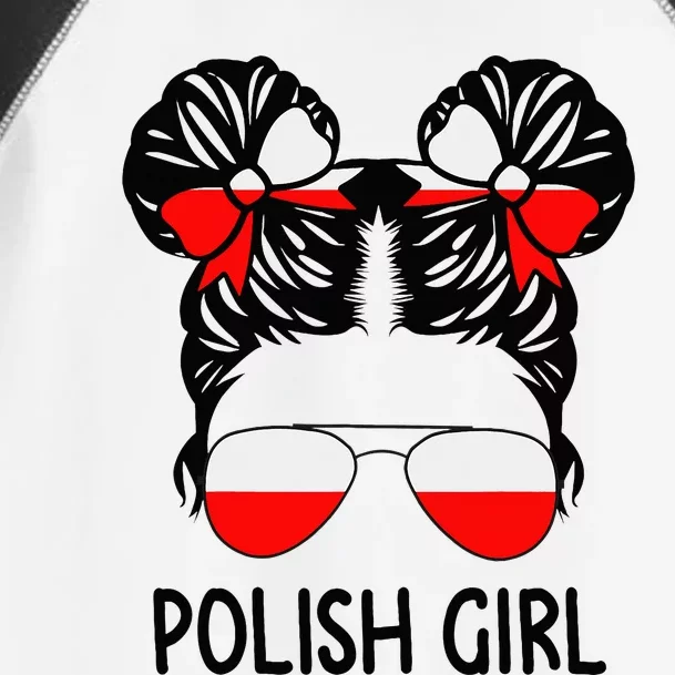 Polish Girl Messy Hair Poland Pride Root Patriotic Toddler Fine Jersey T-Shirt