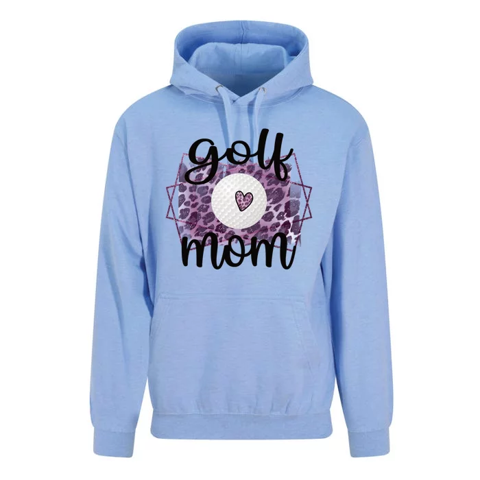 Proud Golf Mom Of A Golf Player Mother Golfer Mama Gift Unisex Surf Hoodie