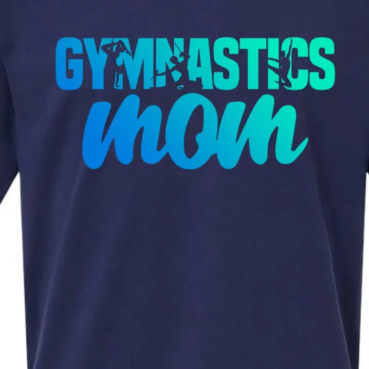 Proud Gymnastics Mom Cute Gymnast Parent Mama Gym Gift Sueded Cloud Jersey T-Shirt