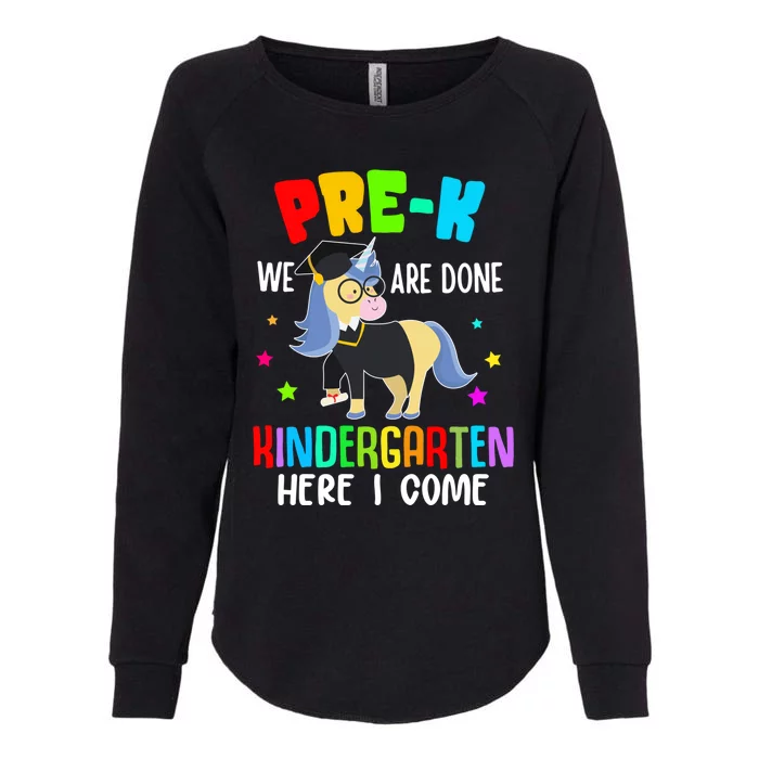 PreK Graduation Magical Unicorn Funny Gift Gift Womens California Wash Sweatshirt