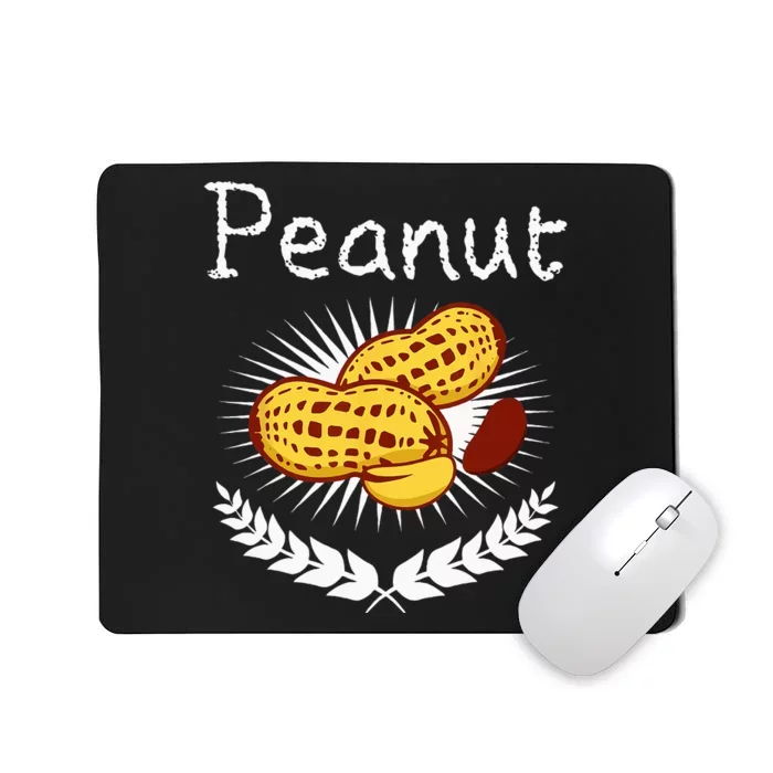 Peanut Gift Nut Design Peanut Design Mousepad