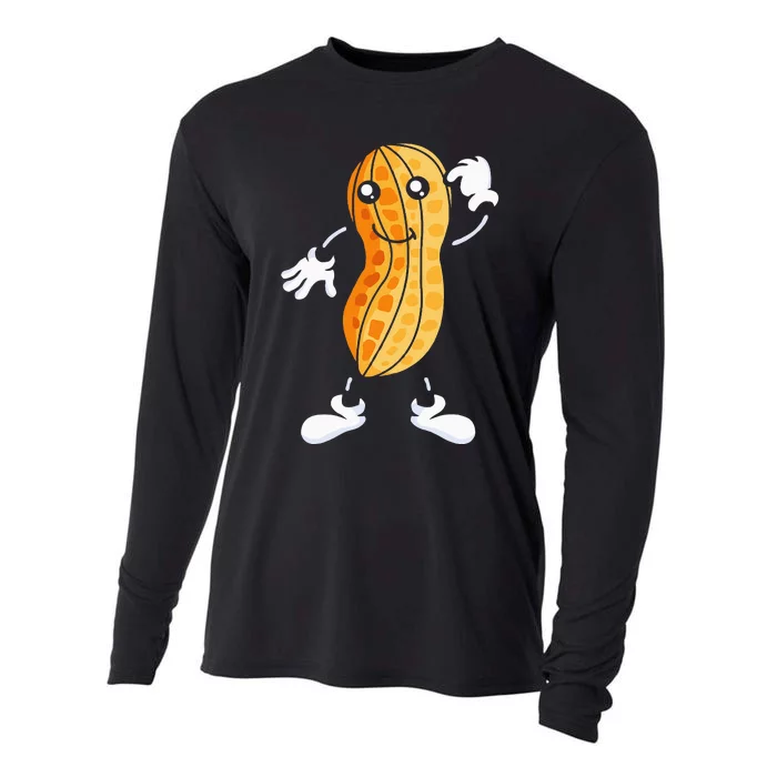 Peanut Gift Nut Design Peanut Design Cooling Performance Long Sleeve Crew