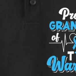 Proud Grandma Of A T1d Warrior Diabetic Diabetes Awareness Dry Zone Grid Performance Polo