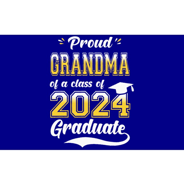 Proud Grandma Of A Class Of 2024 Graduate Senior 24 Nana Bumper Sticker