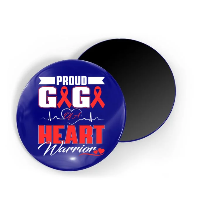 Proud Gigi Of A Heart Warrior Heart Disease Awareness Month Cool Gift Magnet