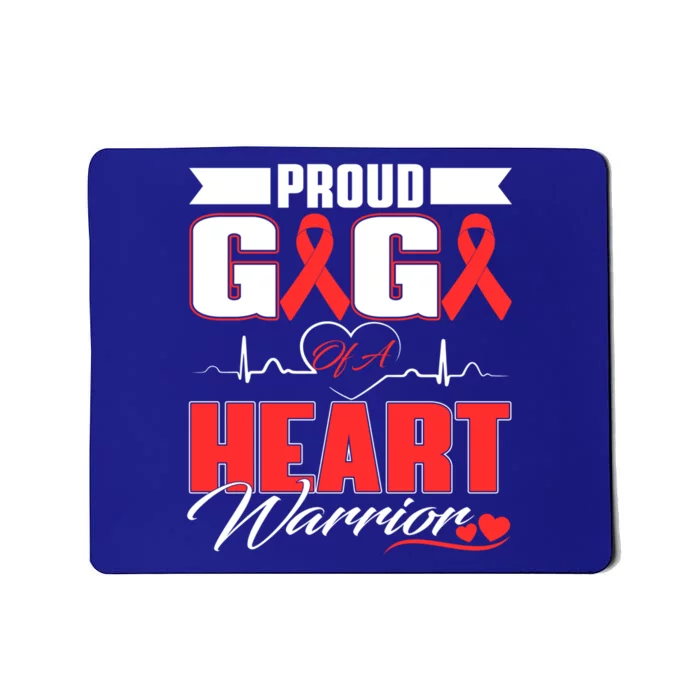 Proud Gigi Of A Heart Warrior Heart Disease Awareness Month Cool Gift Mousepad