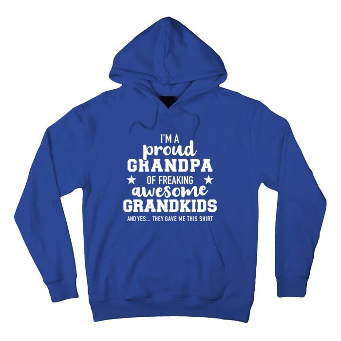 Proud Grandpa Of Awesome Grand Cool Gift Tall Hoodie