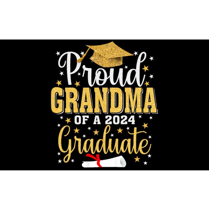 Proud Grandma Of A 2024 Graduate For Family Graduation Bumper Sticker