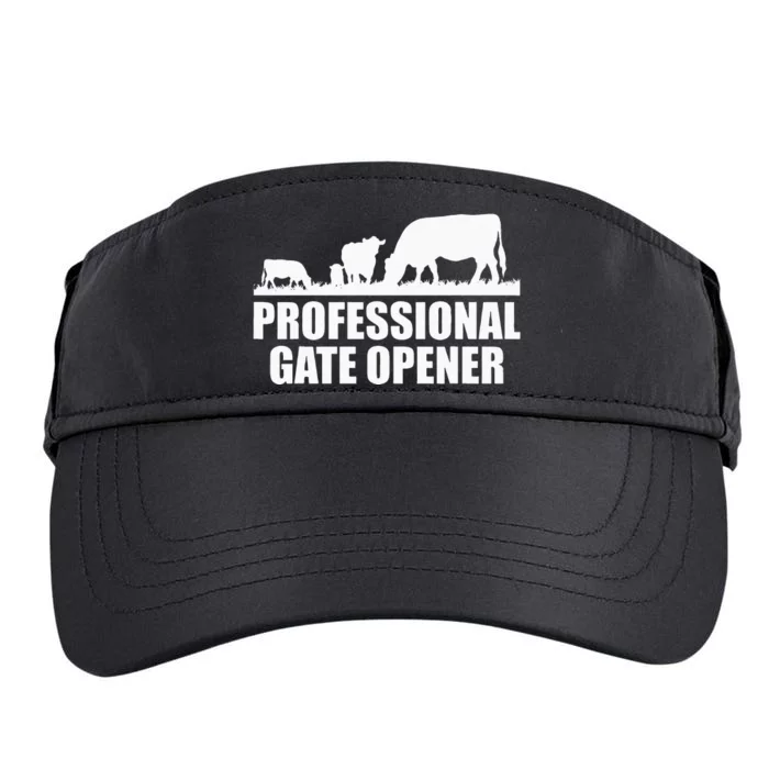 Professional Gate Opener Cow Apparel Adult Drive Performance Visor