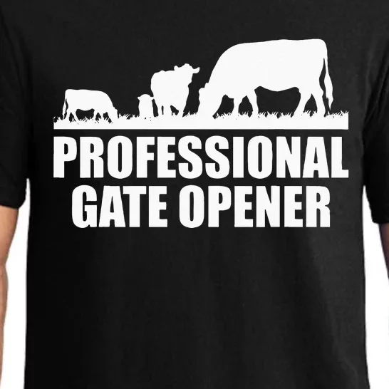 Professional Gate Opener Cow Apparel Pajama Set