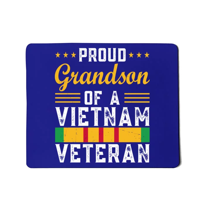 Proud Grandson Of A Vietnam Veterangift Veterans Day Funny Gift Mousepad