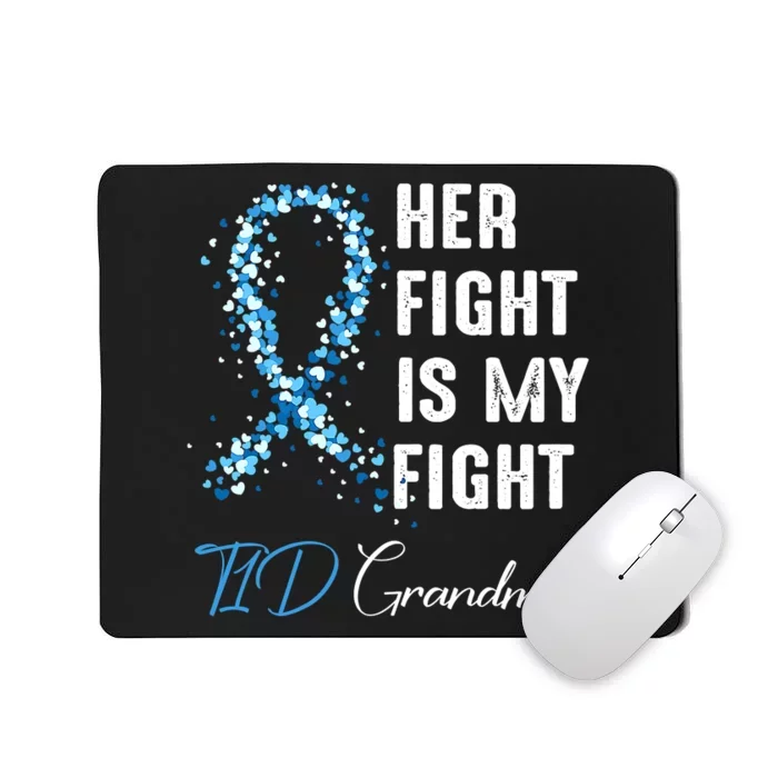 Proud Grandma Of A T1D Warrior Diabetic Diabetes Awareness Mousepad