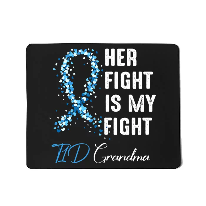 Proud Grandma Of A T1D Warrior Diabetic Diabetes Awareness Mousepad