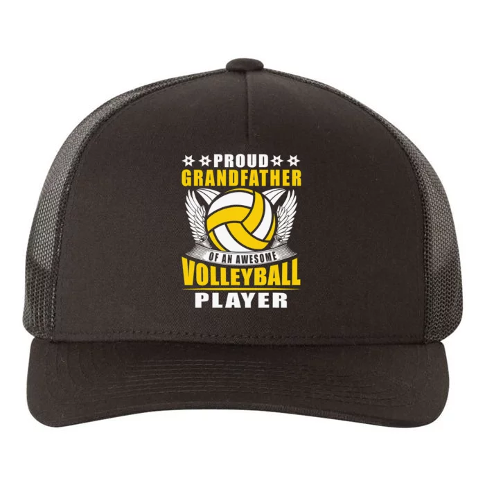 Proud Grandfather Of An Awesome Volleyball Player Yupoong Adult 5-Panel Trucker Hat