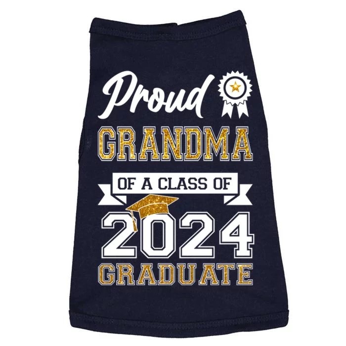 Proud Grandma Of The Class Of 2024 Graduate Doggie Tank