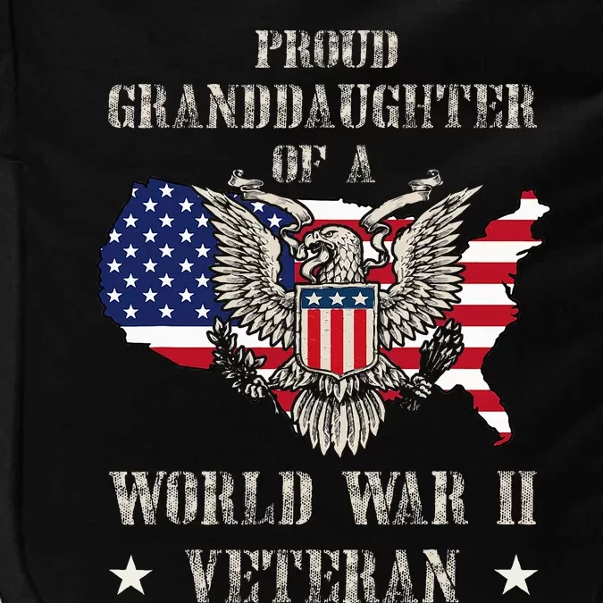 Proud Granddaughter Of A Wwii Veteran Impact Tech Backpack